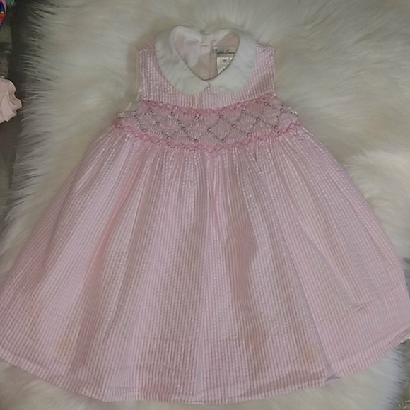 Ralph lauren 9m pink dress - Picture 1 of 17